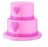 Wilton 417-2588 6-Piece Nesting Fondant Double Sided Cut Out Cutters, Hearts N3