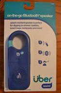 Uber Portable on-the-go Bluetooth Speaker - Blue