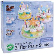 Wilton 307-859 3-Tier Cakes and Cupcake Stand