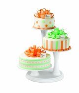 Wilton 307-859 3-Tier Cakes and Cupcake Stand N5