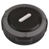 Portable Wireless Bluetooth Outdoor Speaker, with Suction Cup/Mic/Hands-Free Speakerphone, Gray N4