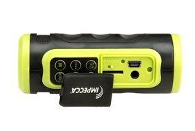 Impecca Bluetooth Bicycle Speaker with Headlight (Green) N4