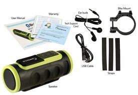 Impecca Bluetooth Bicycle Speaker with Headlight (Green) N7