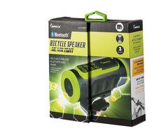 Impecca Bluetooth Bicycle Speaker with Headlight (Green) N9
