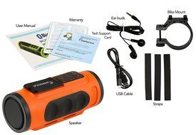 Impecca Bluetooth Bicycle Speaker with Headlight (Green) N43