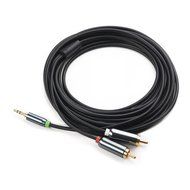 Cable Matters Gold Plated 3.5mm to 2RCA Stereo Audio Cable 3 Feet N14