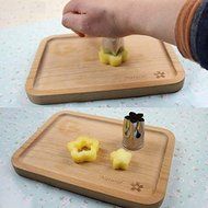 Astra Shop Vegetable Cutter Shapes Set ( 8 Piece) - Mini Cookie Cutters, Super Cute Vegetable Presses Stamps for... N3