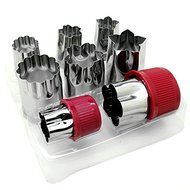 Astra Shop Vegetable Cutter Shapes Set ( 8 Piece) - Mini Cookie Cutters, Super Cute Vegetable Presses Stamps for... N8