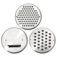 Cheffy Stainless Steel Mixing Bowls with Lids and Grater Attachments, Set of 5 N4