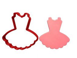Ballet Leotard with Tutu Cookie Cutter (4 inches)