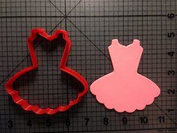 Ballet Leotard with Tutu Cookie Cutter (4 inches) N2