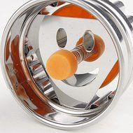 QINF Smile Face and Wintersweet Shaped Stainless Steel Cookie Spring Cutter (2-Pack) N2
