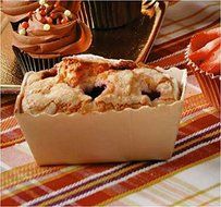 Easy Bake Paper Mini Loaf Pans - Small Rectangle Loaf 3 1/8&#039;&#039; x 1 9/16&#039;&#039;x 1 5/8&#039;&#039;- Beige - 25pcs