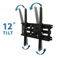 Mount-It! Articulating TV Wall Mount Corner Bracket, VESA 400 x 400 Compatible, Stable Dual Arm Full Motion, Swivel... N9