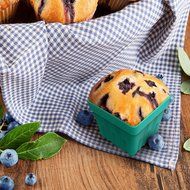 Fred &amp; Friends MUFFIN TOPS Denim-Style Baking Cups, Set of 4 N21