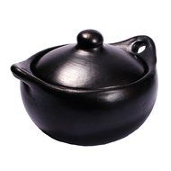 Black Clay, La Chamba Stew Pot - Small - 2.5 Quarts