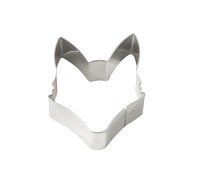 Fox Run Brands Fox Head Cookie Cutter, Metallic