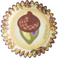 Wilton Harvest MIni Cupcake Liners 75-Count N2