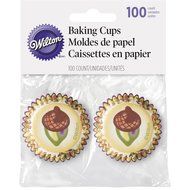 Wilton Harvest MIni Cupcake Liners 75-Count N3