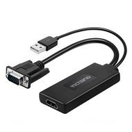 VicTsing VGA To HDMI Adapter Converter 1080p Video Cable from Desktop/ Laptop/ Notebook/ Computer/ PC/ HD TV-box...