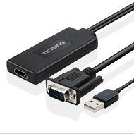 VicTsing VGA To HDMI Adapter Converter 1080p Video Cable from Desktop/ Laptop/ Notebook/ Computer/ PC/ HD TV-box... N2