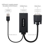 VicTsing VGA To HDMI Adapter Converter 1080p Video Cable from Desktop/ Laptop/ Notebook/ Computer/ PC/ HD TV-box... N4