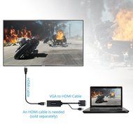 VicTsing VGA To HDMI Adapter Converter 1080p Video Cable from Desktop/ Laptop/ Notebook/ Computer/ PC/ HD TV-box... N7