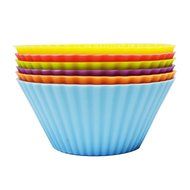 KAIL 24 Pcs Reusable Silicone Baking Cups -Cupcake Liners -Muffin Cups [6 Heart-Shaped , &amp; 6 Round Cups , &amp; 6... N15