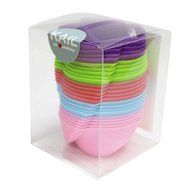 KAIL 24 Pcs Reusable Silicone Baking Cups -Cupcake Liners -Muffin Cups [6 Heart-Shaped , &amp; 6 Round Cups , &amp; 6... N26