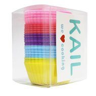 KAIL 24 Pcs Reusable Silicone Baking Cups -Cupcake Liners -Muffin Cups [6 Heart-Shaped , &amp; 6 Round Cups , &amp; 6... N31