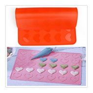 30 Hearts Silicone Pastry Cake Macaron Macaroon Oven Baking Mould Sheet Mat DIY Must Have N2