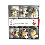 Swift Cookie Cutter Set, Mini Christmas Cutters 4cm, tin plate, set of 9 ( 4cm )