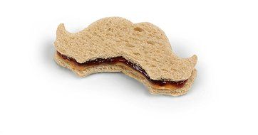 Fred &amp; Friends CRUSTACHE Mustache Shaped Crust Cutter N4
