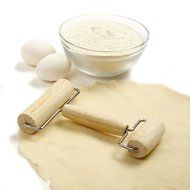 Norpro 3077 Wooden Pastry and Pizza Roller
