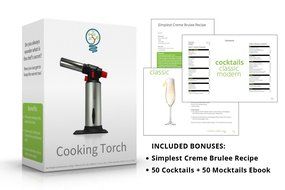 Blow Torch - Ignite the Professional Chef Within You - Fun in the Kitchen - Versatile Use in Cooking - Create... N4