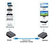 AGPtek 60m HDMI Network Extender Over Single Cable with IR ,Cat5e/6 Ethernet Cable 3D&amp;1080P Supported Compatible... N3
