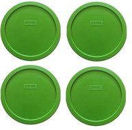 Pyrex Blue 7 Cup Round Storage Cover 7402-PC for Glass Bowls 4 Pack N2