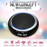 Haier Bluetooth 4.0 Speakers, Hifi Speaker with 5W Enhanced Bass, Dual Channel Stereo,Wireless Charger PowerPort... N10
