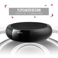 Haier Bluetooth 4.0 Speakers, Hifi Speaker with 5W Enhanced Bass, Dual Channel Stereo,Wireless Charger PowerPort... N16
