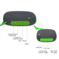 HWAY Mini 2600mah Power Bank with Wireless Portable Bluetooth Speaker (Blue) N3