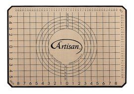 Artisan Silicone Baking Set with Mat Liners for Half-Size Cookie Sheets with Red Border, 16.5 x 11 inches, 2-... N3