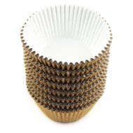 Eoonfirst Gold Foil Metallic Cupcake Case Liners Baking Muffin Paper Cases 176 Pcs