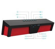 Bluetooth Wireless Speaker with LED Display and 10hours Playtime N4