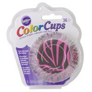 Wilton ColorCups Black/White Damask Standard Baking Cups, 36 Count N9