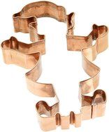 Old River Road Reindeer Shape Cookie Cutter, Copper N5