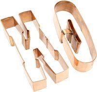 Old River Road Reindeer Shape Cookie Cutter, Copper N7