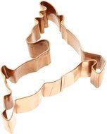 Old River Road Reindeer Shape Cookie Cutter, Copper N19