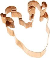 Old River Road Reindeer Shape Cookie Cutter, Copper N21