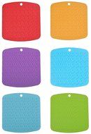Cutequeen Silicone 6pcs Pad (Pack of 6 - yellow/blue/pink/sky blue/green/red) N2