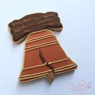 Ann Clark July 4th Liberty Bell Cookie Cutter - 4 Inches - Tin Plated Steel N2